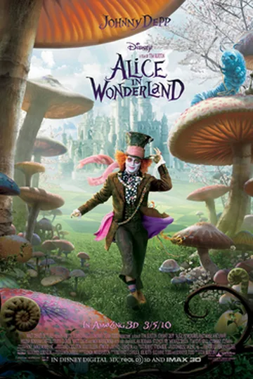 Alice in Wonderland movie poster (2010)