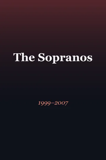 The Sopranos series poster (1999–2007)