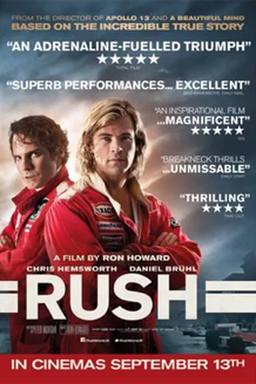 Rush movie poster (2013)