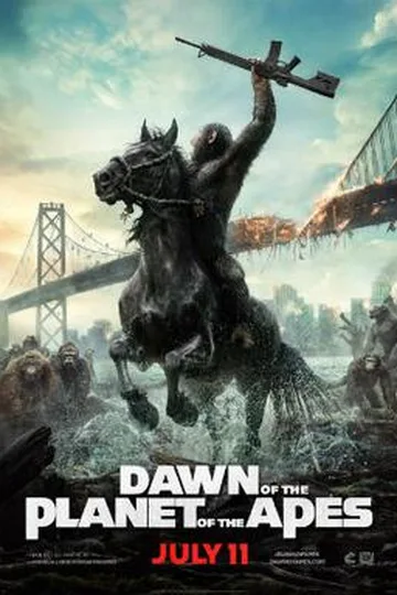 Dawn of the Planet of the Apes movie poster (2014)