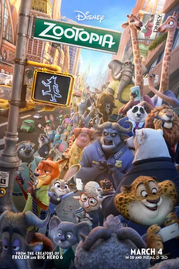 Zootopia movie poster (2016)