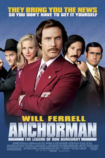 Anchorman: The Legend of Ron Burgundy movie poster (2004)