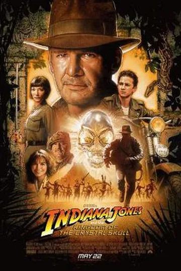 Indiana Jones and the Kingdom of the Crystal Skull movie poster (2008)