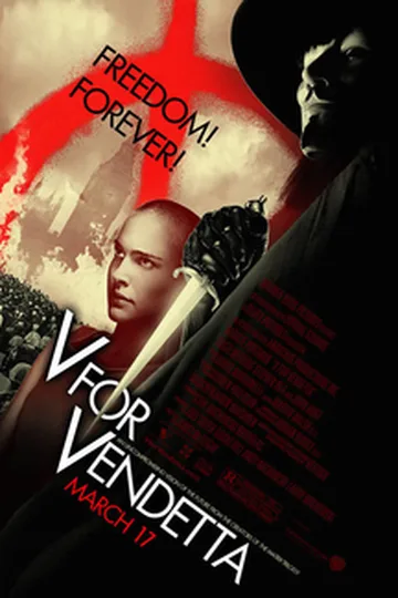 V for Vendetta movie poster (2005)