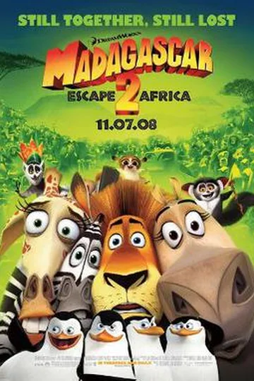Madagascar: Escape 2 Africa movie poster (2008)