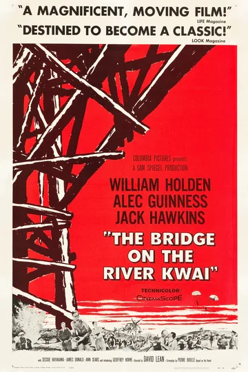 The Bridge on the River Kwai movie poster (1957)