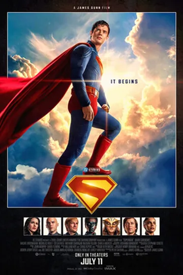 Superman movie poster (2025)