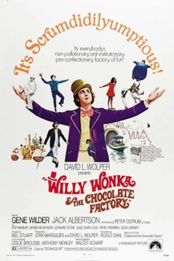 Willy Wonka & the Chocolate Factory movie poster (1971)
