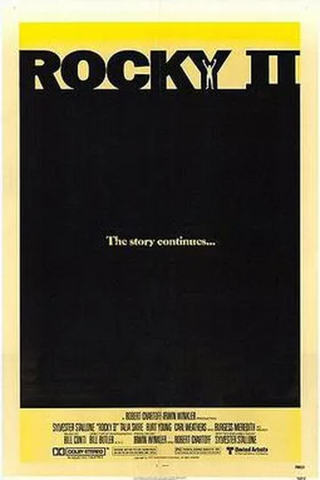 Rocky II movie poster (1979)