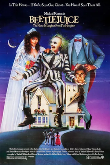 Beetlejuice movie poster (1988)
