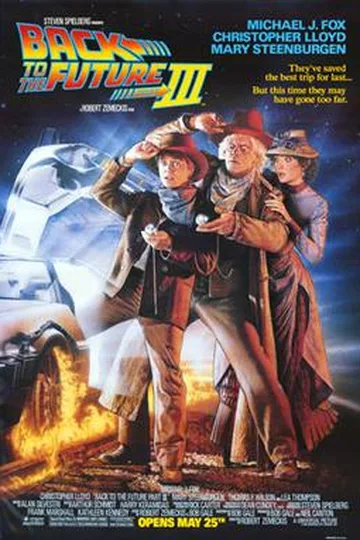 Back to the Future Part III movie poster (1990)